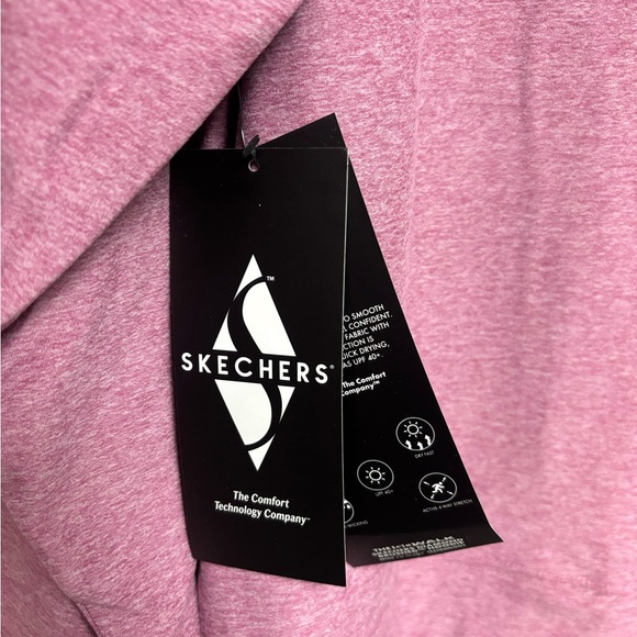 Skechers To Go Walk Women’s Magenta Cropped Hooded Sweatshirt, Size: 2X, NWT - Picture 4 of 4